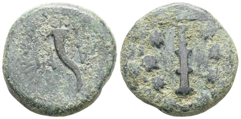 Greek
KINGS OF CAPPADOCIA. Ariarathes X Eusebes Philadelphos, 42-36 BC. Dichalk...
