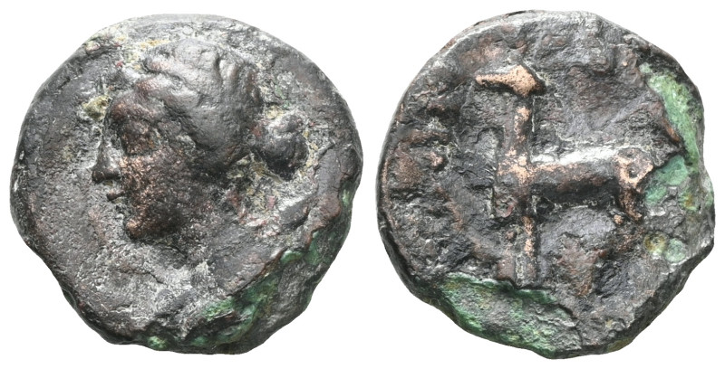 KINGS OF CAPPADOCIA. Ariarathes X Eusebes Philadelphos, 42-36 BC. Dichalkon (Bro...