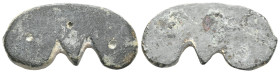 Aes Formatum. Siglos VI-IV BC CENTRAL ITALY or LAZIUM. Semicircular element in the shape of a trident. Dark patina.