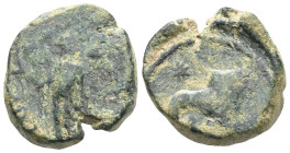Legio XV Apollinaris.? Circa 117-late 2nd century.Bronze AE Condition VF.