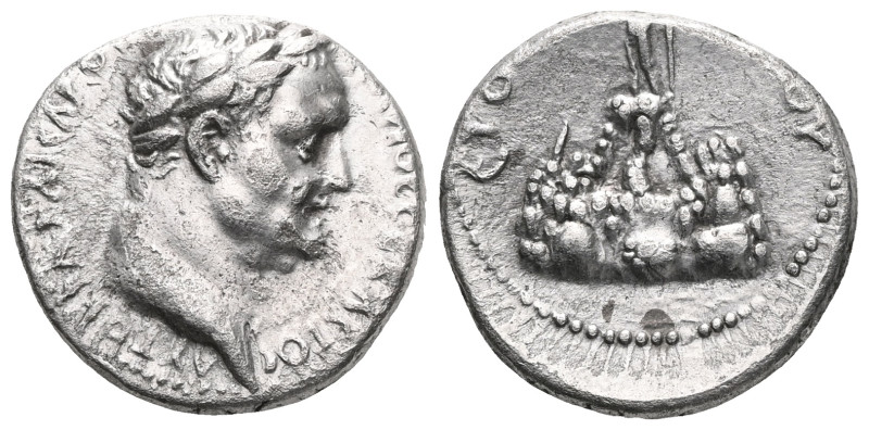 CAPPADOCIA, Caesarea-Eusebia. Vespasian. AD 69-79. AR Didrachm. Struck AD 77-78....
