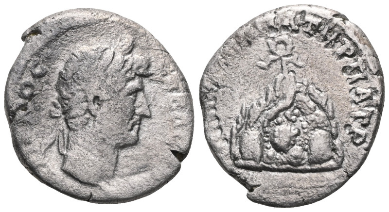 Hadrianus (117-138 AD). Didrachm , Caesarea, Cappadocia.
Obv. AΔPIANOC CEBACTOC...