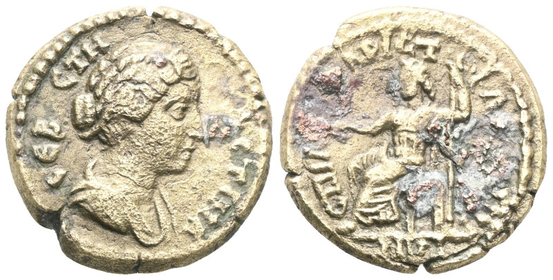 Roman Provincial Coins , Faustina 100-141 Bronze AE.

Weight:5,9 gr
Diameter:...