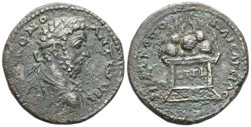 CAPPADOCIA, Caesarea-Eusebia. Commodus. AD 177-192. Æ . Dated RY 11 (AD 190). La...