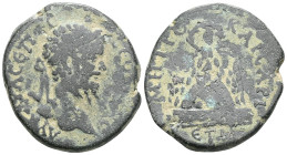 Roman ProvincialCAPPADOCIA. Caesarea. Septimius Severus (193-211 AD)AE Bronze Obv: AY KAI Λ CEΠTI CEOYHΡOC. Laureate head of Septimius Severus, right....