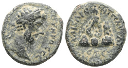 Roman ProvincialCappadocia, Caesarea, Marcus Aurelius (161-180), AE (Bronze), struck 163/4. Obv: [AVT]OK AN - [TONЄINOC Cappadocia, Caesarea, Marcus A...