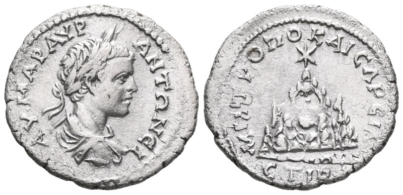 CAPPADOCIA, Caesaraea-Eusebia. Caracalla, 198-217. Drachm . ΑΥ ΜΑΡ ΑΥΡ ΑΝΤΩΝЄΙ L...