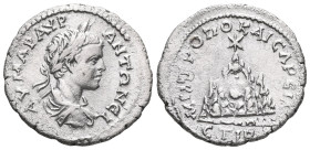 CAPPADOCIA, Caesaraea-Eusebia. Caracalla, 198-217. Drachm . ΑΥ ΜΑΡ ΑΥΡ ΑΝΤΩΝЄΙ Laureate, draped and cuirassed bust of Caracalla to right. Rev. ΜΗΤΡΟΠΟ...