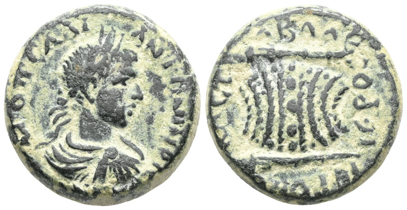 CILICIA. Hierapolis-Castabala. Diadumenian, as Caesar, 217-218. 2 Assaria (Bronz...