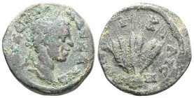 Roman ProvincialCappadocia. Caesarea. Severus Alexander AD 222-235. Dated RY 3=AD 223/4Bronze ÆAY K CЄOVH AΛЄΞANΔ, laureate head of Severus Alexander ...