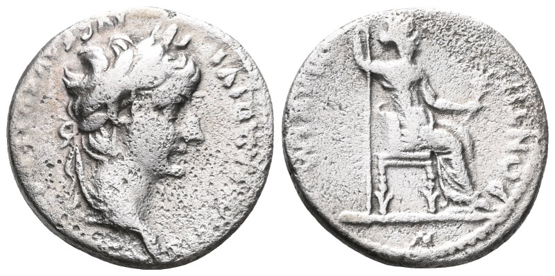 Tiberius (AD 14-37). AR denarius. Lugdunum, ca. AD 18-35. TI CAESAR DIVI AVGVSTV...