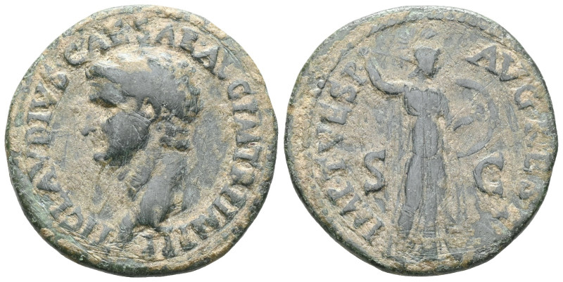 Roman Imperial Coins
The Roman Empire
Claudius, 41-54….TI CLAVDIUS CAESAR AVG ...