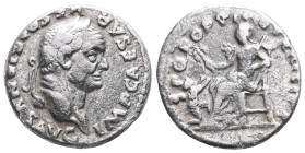 Roman ImperialVespasian, 69-79 AD. AR, Denarius.( Period fake Pb. )