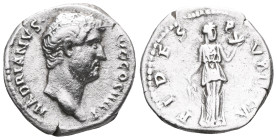 Roman ImperialHadrian (117-138) AR Denarius (Silver) Rome, 136Obv: HADRIANVS – AVG COS III P P, Bare head r.
