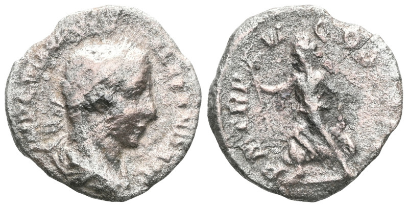 Severus Alexander AD 222-235. Rome
Denar AR

Weight:1,9 gr
Diameter:18 mm