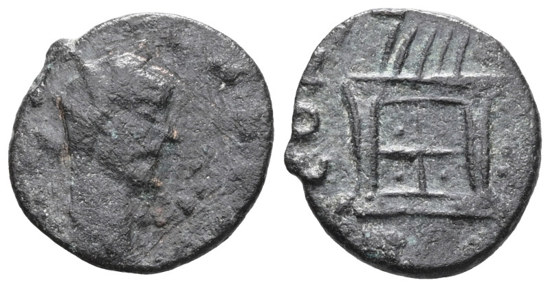 Roman Imperial Follis AE.

Weight:1,4 gr
Diameter:14,6 mm