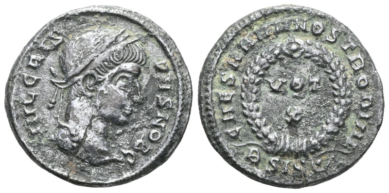 Crispus, as Caesar AD 316-326. 
Follis Æ

Weight:3,1 gr
Diameter:18,5 mm