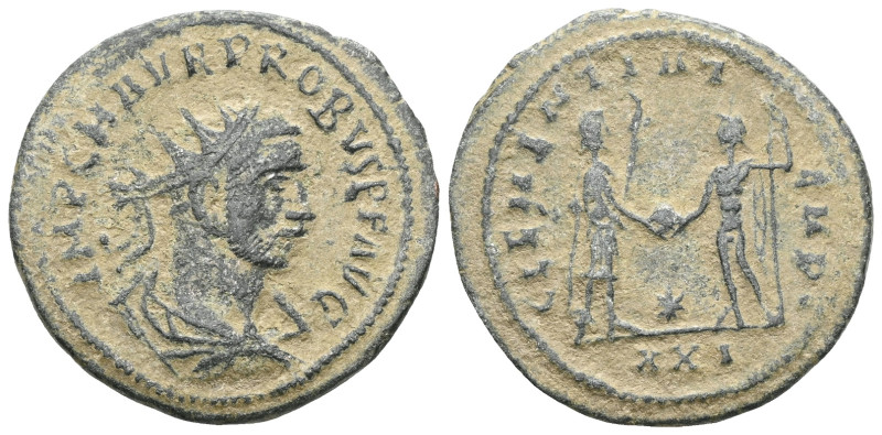 Probus. Antoninianus; Probus; 276-282 AD AE.

Weight:4,1 gr
Diameter:23,2 mm
