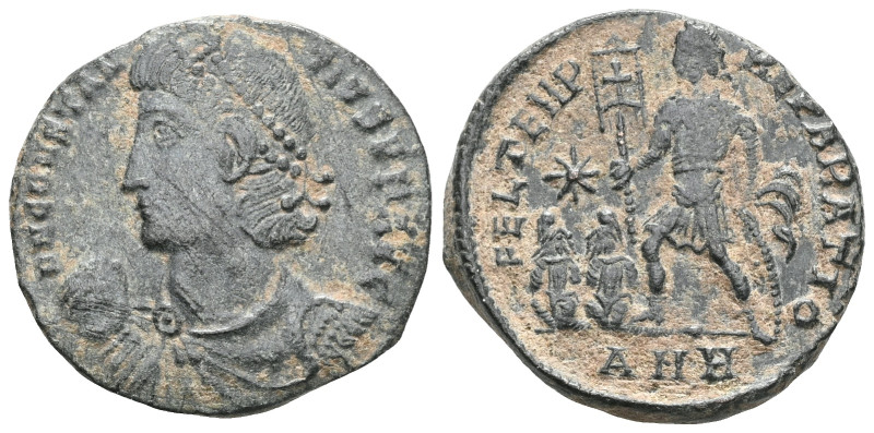 Constantius II, 337-361. Follis (Bronze)

Weight:4,4 gr
Diameter:21,2 mm