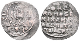 Michael VII Ducas, AE, 2/3 Miliaresion Constantinople. 1071-1078 AD. Michael VII Ducas, AR, 2/3 Miliaresion ( Constantinople. 1071-1078 AD.Obv: M[P] Θ...