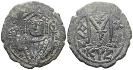 Byzantine
Maurice Tiberius (582-602) AE Follis (Bronze) Cyzicus.

Weight:12,5 gr
Diameter:32,5 mm
