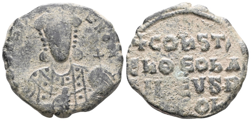 CONSTANTINE VII PORPHYROGENITUS with ROMANUS I (913-959). Constantinople.Follis....