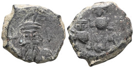 Byzantine coinsConstans II, Constantine IV, Heraclius, and Tiberius, AE, Follis, (Bronze,.) Constantinople. 641-668 AD