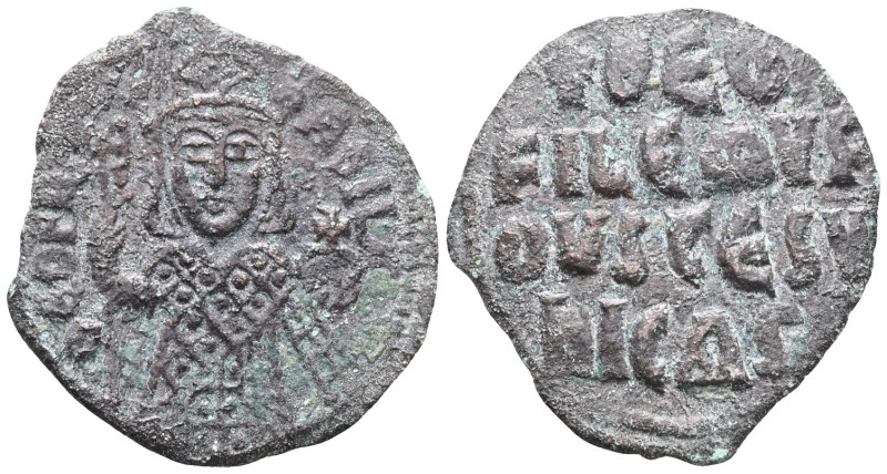 Byzantine Follis AE.

Weight:6,9 gr
Diameter:28,9 mm