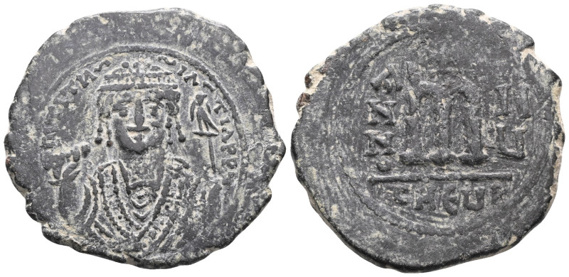 Maurice Tiberius. AD 582-602, (dated year 3=AD 584/585). Theoupolis (Antioch) Fo...