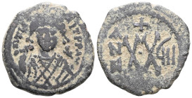 JUSTINIAN I, (527-565), AE follis