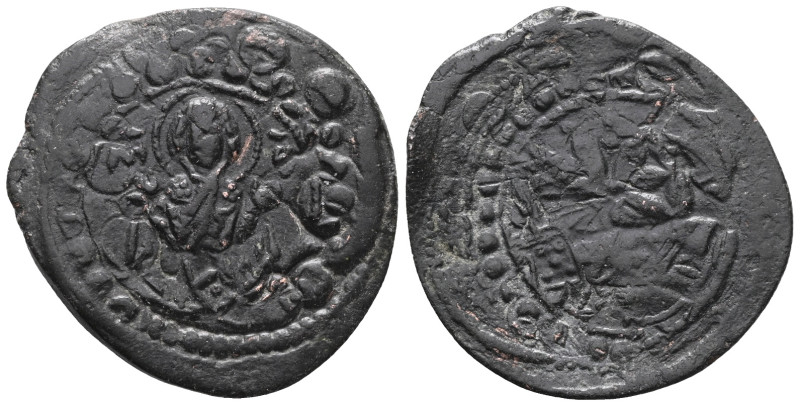 Byzantine anonymous follis AE.

Weight:4,8 gr
Diameter:28,8 mm