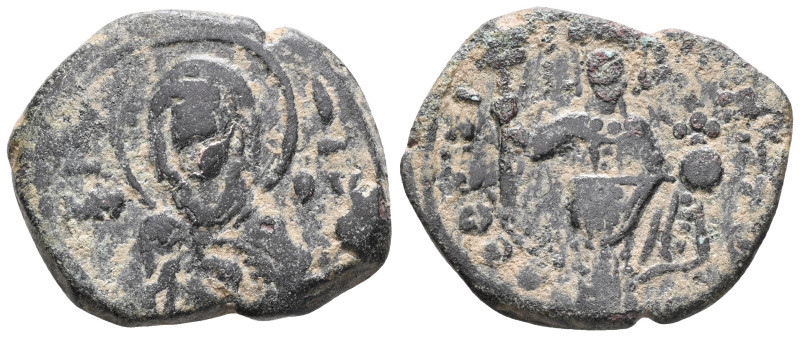 Byzantine anonymous follis AE.

Weight:6,1 gr
Diameter:25,2 mm