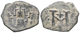 Byzantine  follis AE.
