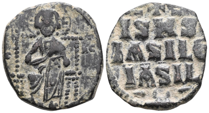 Byzantine anonymous follis AE.

Weight:7 gr
Diameter:24,4 mm