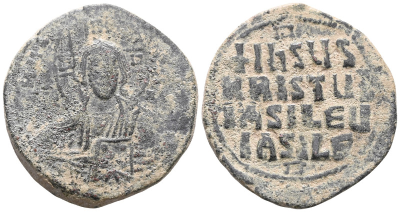 Byzantine anonymous follis AE.

Weight:12,1 gr
Diameter:31,8 mm