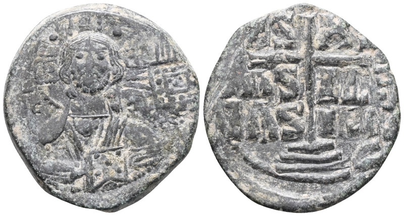 Byzantine anonymous follis AE

Weight:11,5 gr
Diameter:30,4 mm