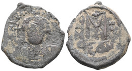 Byzantine coinsConstans II, , AE, Follis,. 641-668 AD