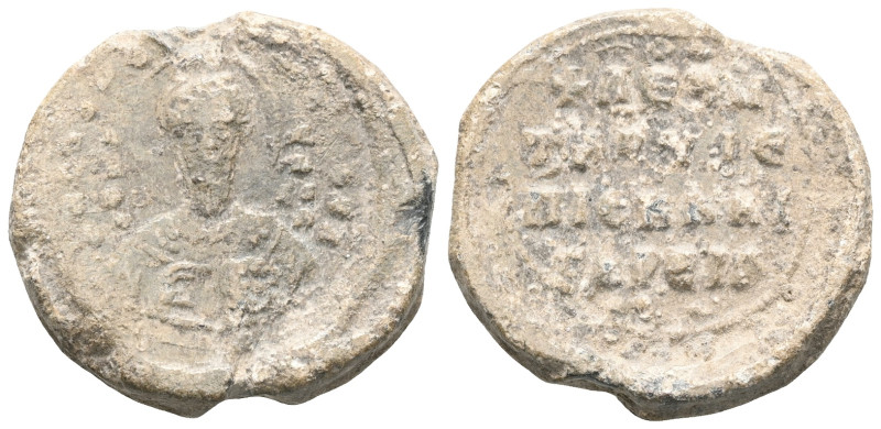 Byzantine Lead Seals, 7th - 13th Centuries
Leontius bishop
Leontios (Greek: Λε...