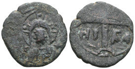 CRUSADERS. Edessa. Joscelin I ? de Courtenay or Joscelin II, 1119-1150. Follis (Bronze)