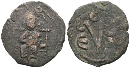 Byzantine Crusader Anonymous , Bronze AE.