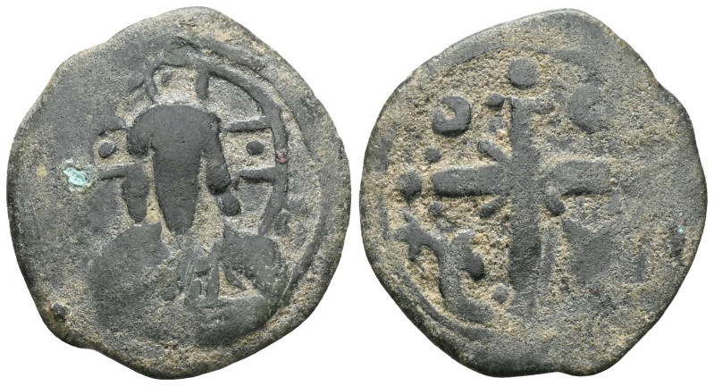Crusaders, Edessa or Antioch(?), c. 11th-12th century. Æ Fals .

Weight:4,9 gr...