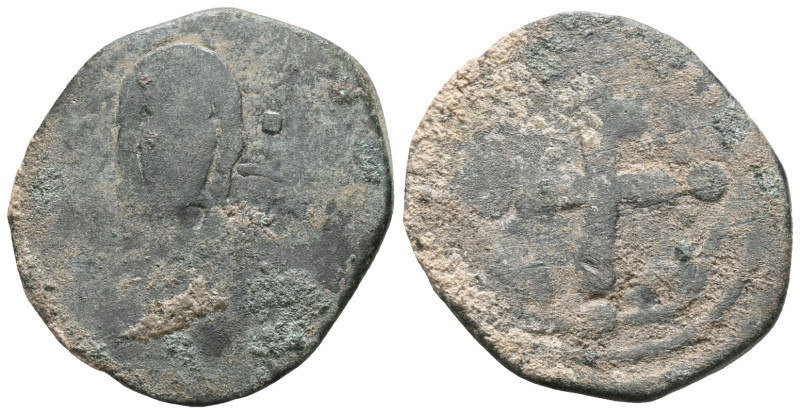 Crusaders, Edessa or Antioch(?), c. 11th-12th century. Æ Fals .

Weight:4,5 gr...