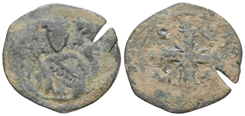 Crusaders, Edessa or Antioch(?), c. 11th-12th century. Æ Fals .

Weight:1,8 gr...