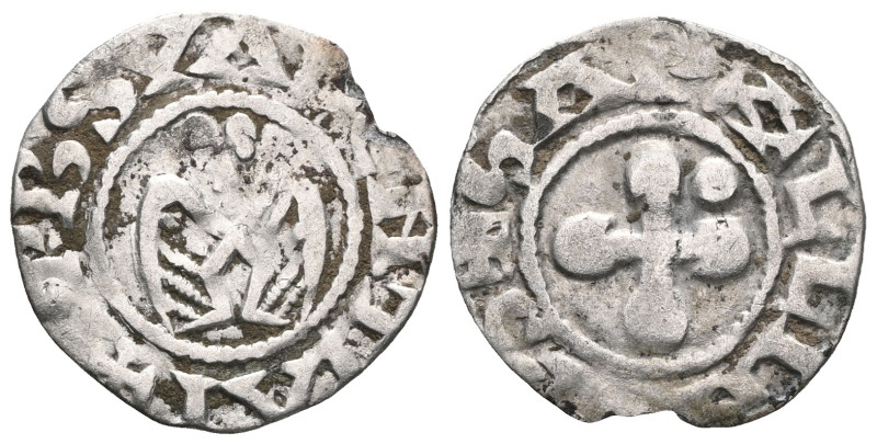FRANCE, Feudal, Bishops of Valence (2) 12th-13th century A.D., silver deniers (o...