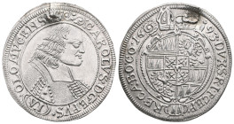 Olomouc - bishopric, Charles II. Liechtenstein, 1664 - 1695
VI Krejcar 1674, SV.342 (3.02 g), wonderful preservation.

Weight:3,1 gr
Diameter:26,1...