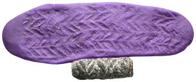 SUMERIAN.Stone cylinder seal. Jamdet Nasr Period.(circa 3100-2900 BC).