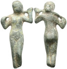 ANCIENT GREEK BRONZE VENUS FIGURINE.(1st - 2nd Century BC).Ae.