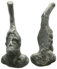 ANCIENT ROMAN BRONZE APLIQUE.(1st-2nd century).Ae.