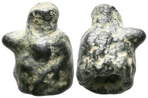 ANCIENT GREEK BRONZE MALE FIGURINE.(1st - 2nd Century BC).Ae.