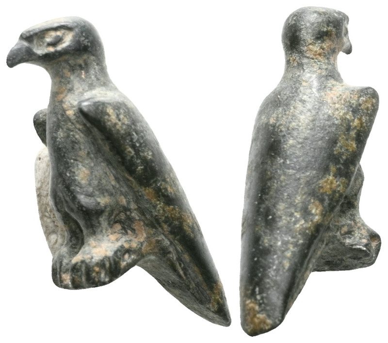 ANCIENT ROMAN BRONZE EAGLE FIGURINE.(1st - 2nd Century).Ae

Weight: 11,4 gr
D...